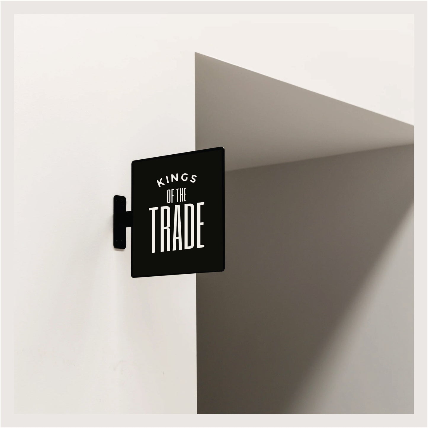 FOLD SQUARE SIGN kingsofthetrade